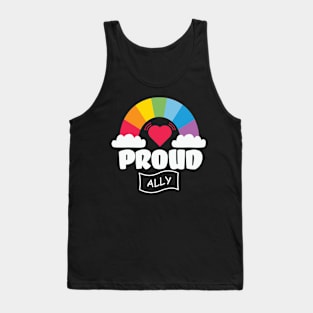 Proud Ally LGBTQ Gay Bisexual Tank Top